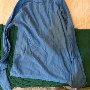 Lululemon Athletica Blue Long Sleeve Top